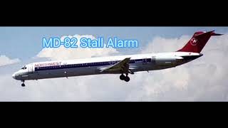 MD82 Stall Alarm [upl. by Ibbed]