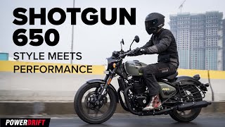 Royal Enfield Shotgun 650 Launched At Rs 359 lakh  PowerDrift [upl. by Anerom]