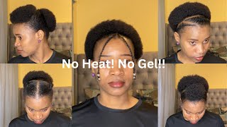 Elegant Protective Hairstyles For Short And Medium Natural Afro Hair No Heat 🔥No Gel Hairstyles 🔥🔥 [upl. by Sharon]