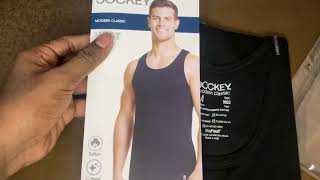 JOCKEY VEST Super Combed Cotton Rib Round Neck with Racerback Gym Vest  Black first look [upl. by Forcier]