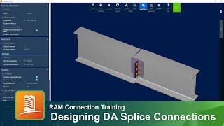 Designing Double Angle DA Splice Connections in RAM Connection [upl. by Folsom]