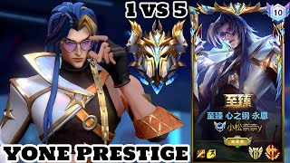 Wild Rift Yone Prestige Heartsteel Yone Skin Gameplay Rank Sovereign [upl. by Sucramal]