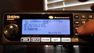 Uniden BCD536HP Location Based Scanning without a GPS connected [upl. by Aschim]