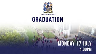 Teesside University Graduation Monday 17 July 2023  400pm [upl. by Goldston]