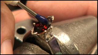 How to 6 Prong Marquis Stone Setting [upl. by Anirat75]