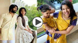 Megastar Chiranjeevi Daughter SreejaKalyan Dasara CelebrationsKalyadevNivrithiNavishka [upl. by Mitzie]