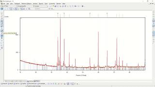 XRay Diffraction XRD results interpretation software XPert HighScore complete Tutorial [upl. by Linell]