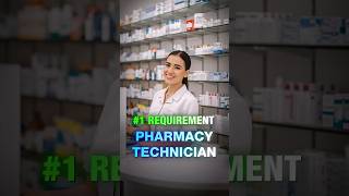 1 Requirement To Become a Pharmacy Technician [upl. by Robby]