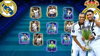 Real Madrid X Mbappe  Best Special Legendary Squad Builder FC Mobile 25 [upl. by Stallworth]