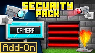 Security Pack  Minecraft Marketplace Addon  Showcase [upl. by Euqirat775]