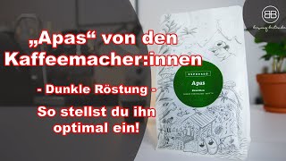 Espresso richtig einstellen dunkler Espresso quotApasquot von den Kaffeemacherinnen [upl. by Marquez]