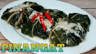 PINANGAT NA GABI  Bicol Recipe  How To Cook Pinangat Na Gabi [upl. by Buatti]