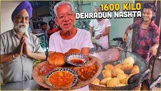 35 Dehraduns CRAZY Indian Street Food 😍 Chetan Poori Wale Kakar Bun Maska amp Farsan 15 Sweets [upl. by Selokcin]