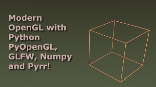 Modern OpenGL programming in Python  part 08  little explanation [upl. by Popelka]