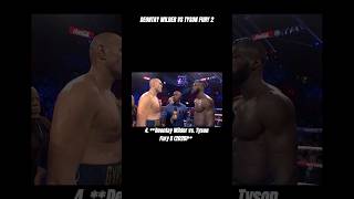 BOXING FIGHTS THAT BROKE THE INTERNET DEONTAY WILDER VS TYSON FURY 2 boxing boxinghalloffame [upl. by Nirehtak269]