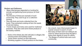 CBSE NCERT Class 8 History Chapter 4  Tribals Dikus and vision of a golden age  explanation [upl. by Suzanne]