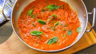 Basic Tomato Sauce from fresh San Marzano  Flavor Quotient [upl. by Flss]