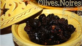 Olives noires à la marocaineBlack Olives  the Moroccan way [upl. by Hars]