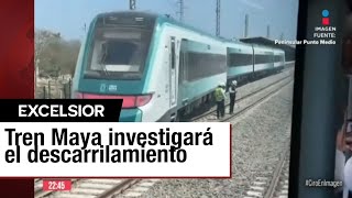 Tren Maya se descarrila en Yucatán no hay heridos [upl. by Taggart]