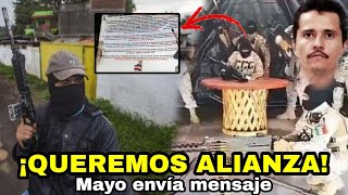 🚨¡BOMBAZO Mayo Zambada Busca Alianza Con El Mencho [upl. by Ainehs973]