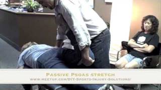 Passive psoas stretch [upl. by Fesoy]