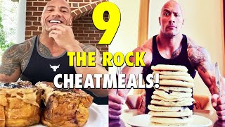 9 Dwayne quotThe Rockquot Johnson EPIC CHEAT MEALS on Sunday [upl. by Stepha645]