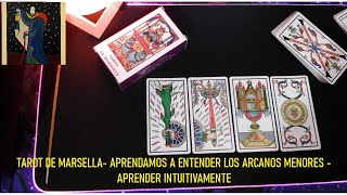 TAROT DE MARSELLA APRENDAMOS A ENTENDER LOS ARCANOS MENORES  FÁCIL Y RÁPIDO marsella tarot [upl. by Dymphia834]