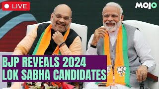 BJP LIVE  BJP Announces List Of Lok Sabha Candidates For 2024 Polls  Lok Sabha Elections 2024 [upl. by Standush]