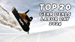 Top 20 Snowboard Gear Deals  Labor Day 2024 [upl. by Akinad223]