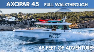 Axopar 45 I Full Walkthrough  The Marine Channel [upl. by Warring]