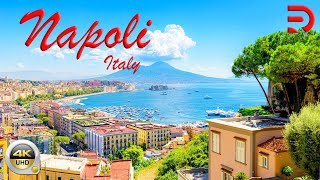 Naples  Italy  Exploring The Coastline amp Via Toledo  4K  UHD [upl. by Noiemad87]