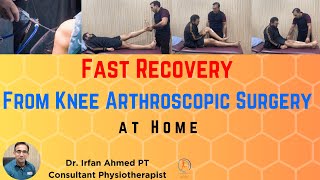 Knee Arthroscopic ACL SurgeryTop Exercises  06 Weeks UrduHindi [upl. by Landel255]