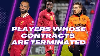 Top Football Players Contract Termination  Players Who Are Out And Dont Have A Club [upl. by Aicilaanna]