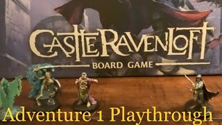 DampD Castle Ravenloft Board Game  How to Play with Gameplay  Adventure 1 [upl. by Gies456]