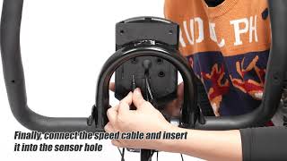 Connecting Cable Method for Exercise Bike [upl. by Aurelia]