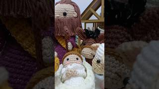 Presépio amigurumi Receita gratuita aqui no canal De o play abaixo shorts [upl. by Oderfla]