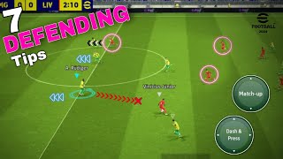 7 Defending Tips  eFootball Pes 2024 Mobile  Basic  Pro Tips For Defending [upl. by Meunier]