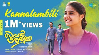 Kannalambili  Official Video  Super Sharanya  Anaswara Rajan  Justin Varghese  Girish AD [upl. by Ziladnerb]