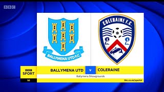 Ballymena vs coleraine 14 September 2019 [upl. by Papagena]