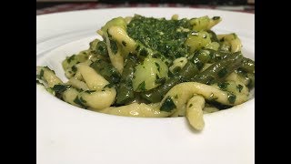 Trofie al Pesto con Patate e Fagiolini [upl. by Redle]