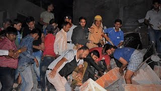 At least 10 dead in India building collapse [upl. by Godspeed]