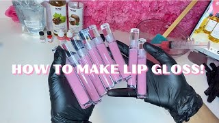 How To Make Lip Gloss  Beginner Friendly  Entrepreneur Life Ep 2 [upl. by Harriott]