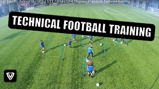 BALL MASTERY  PASSING  FIRST TOUCH  1V1  U9  U10  U11  U12  FOOTBALL  SOCCER  TRAINING [upl. by Maer974]