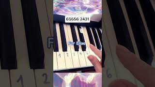 Play Fur Elise p1 pianoeasy pianolessons pianotutorial [upl. by Casia]