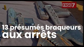 13 présumés braqueurs mis aux arrêts par la Gendarmerie nationale [upl. by Stu638]