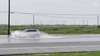 Floods in Texas Streets overflow due to heavy rain and severe weather [upl. by Anoek]