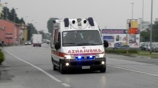 Ambulanza Croce Rossa Italiana Vicenza in emergenza 8 [upl. by Kingsley119]