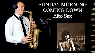 SUNDAY COMING DOWN  Kris Kristofferson  Alto Sax  Free score [upl. by Ilahsiav]