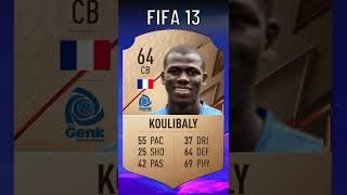 KOULIBALY FIFA Evolution 🇫🇷🇸🇳 Fifa 13  Fifa 23 [upl. by Nosinned]