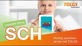 Logopädie Übung für Kinder – Wörter mit SCH [upl. by Asinla]